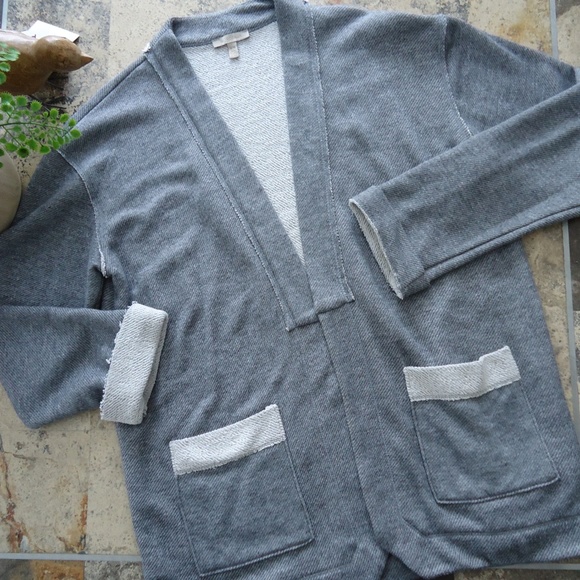 Anthropologie Bordeaux Cardigan M Longer Length - Picture 3 of 7